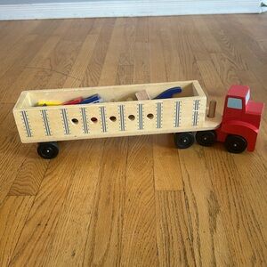Melissa and Doug Wooden Toy Truck
